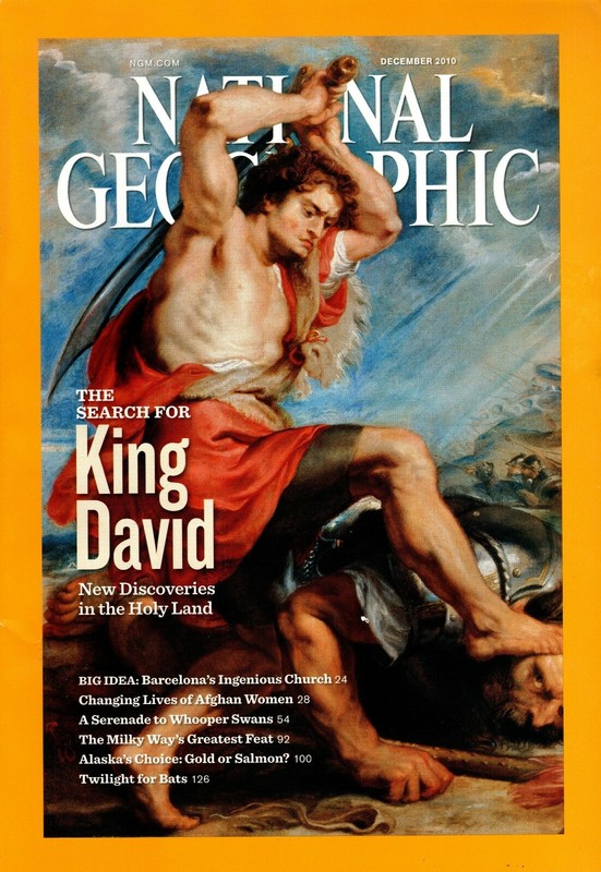 National Geographic Magazine - December 2010 - Feat. "The Search for King David"