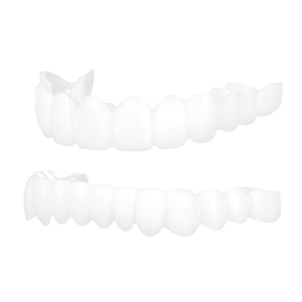 Snap On False Teeth Lower Upper Dental Veneers Dentures Fake Tooth