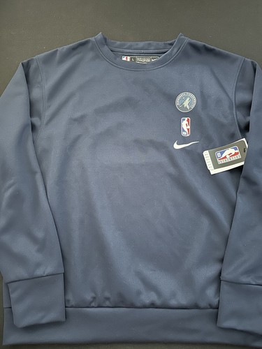 Nike Air Minnesota Timberwolves Crewneck Sweatshirt Men Size L New DN6975-419 PE