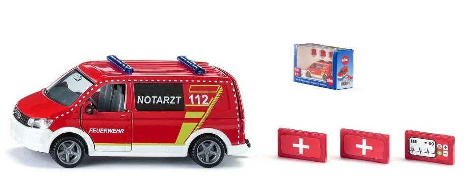 MODELLINO FURGONE STATICO SIKU FIRE ENGINE AMBULANZA MODELLISMO SCALA 1:50 - Immagine 2 di 4