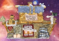 Boyd?s Bears & Friends  Noah?s Ark Table Decor 7? H X 10? W X 2? Deep #2450