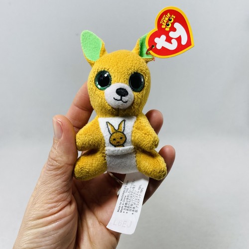 McDonald Ty Beanie Boos Kipper Kangaroo Plush Keyring Hangtag Mini Australia Toy
