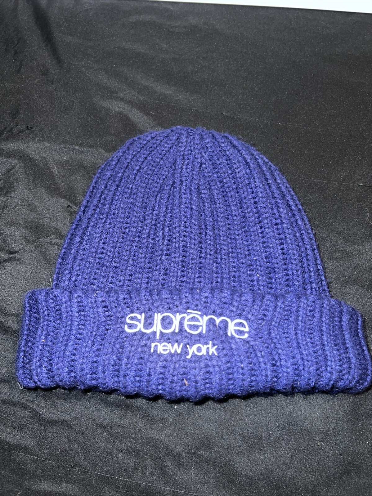 Supreme® Classic Logo Chunky Ribbed Beanie