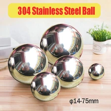 304 Stainless Steel Ball Solid Round Ball Metal Steel Ball Beads Φ14mm 15mm-75mm