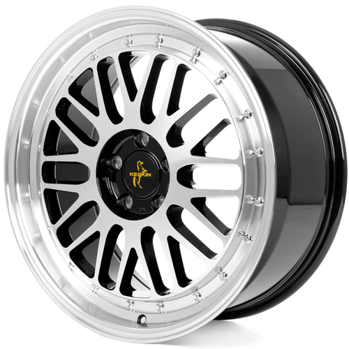 19 Zoll K2 Stufentiefbett Alufelgen 8,5x19 5x108 ET45 schwarz poliert für Ford - Bild 3 von 8