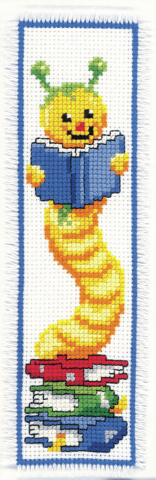 Vervaco Counted Cross Stitch Kit: Bookmark: Bookworm - Image 3
