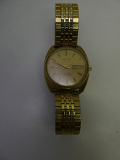 LONGINES FLAGSHIP ULTRA QUARTZ MENS GOLD PLATE WATCH ESTATE LOT