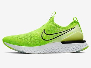 nike epic phantom react flyknit electric green