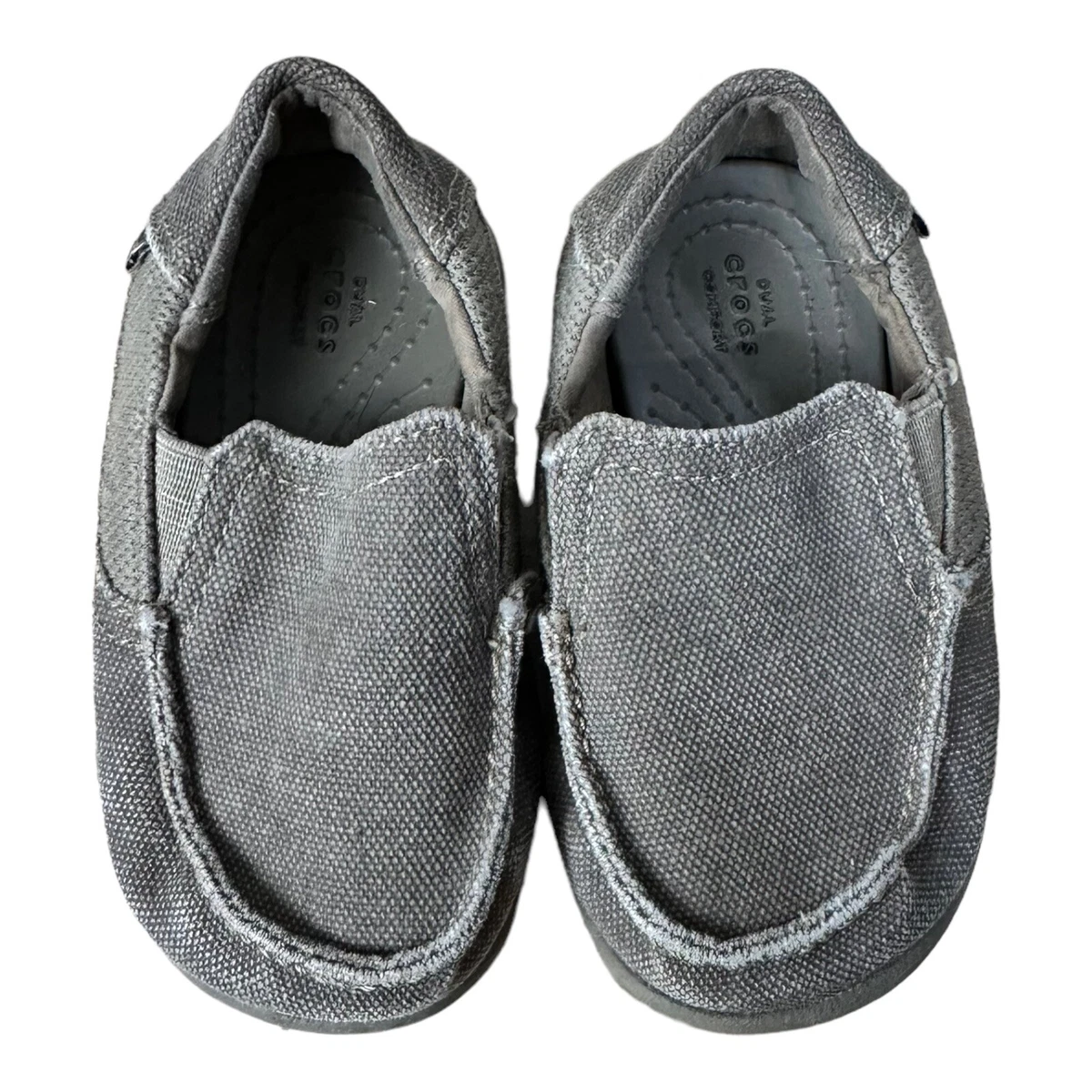 Crocs canvas sales slip on