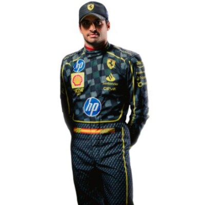 Carlos Sainz Ferrari New Model 2024 Monza GP Special Edition F1 Race Suit