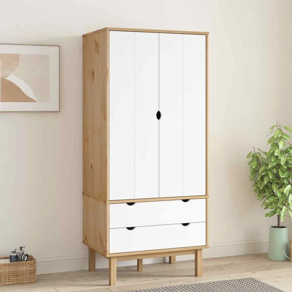 White solid on sale wood wardrobe
