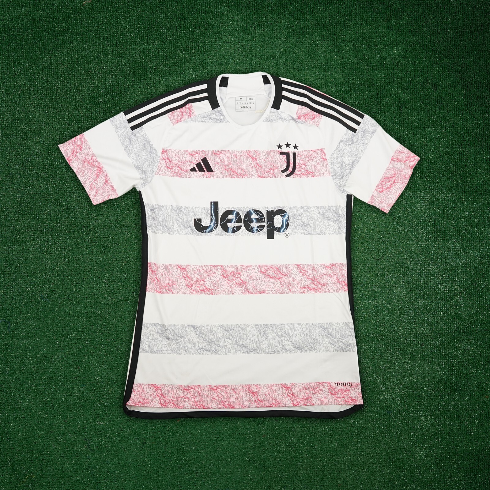 Мужская футболка Adidas 23/24 Aeroready Away белого цвета от футбольного клуба Ювентус HR8255