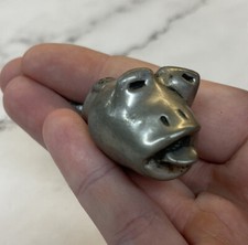 Original Pewter Roux Roux DOOR DRAWER PULL Frog