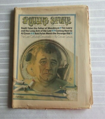 Vintage Pulp Music Magazine Rolling Stone No. 130 1973 Bob Dylan Tim Leary   103