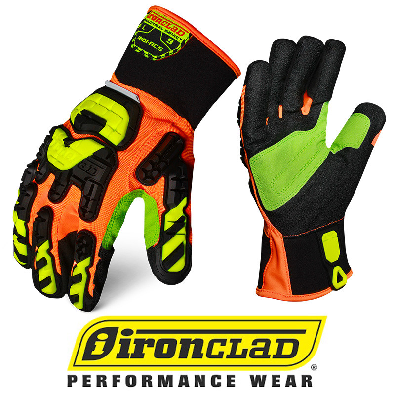 Ironclad INDI-RC5 Impact Rigger Cut 5 Oil & Gas Safety Gloves - 12