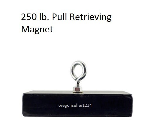 SALE !!!!! FISHING MAGNET 250 LBS PULL FORCE HEAVY DUTY STRONG ...