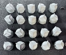 PD5 D Shaft Grey Plastic Knobs No Springs lot of 20 pcs 