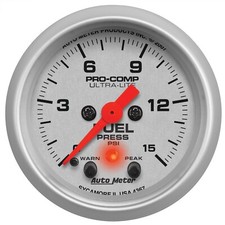 Autometer 4367 Ultra-lite Electric Fuel Pressure Gauge