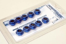 10 Powerslide Ersatz High Performance Spacers für Inline Skates Schiene blau NEU