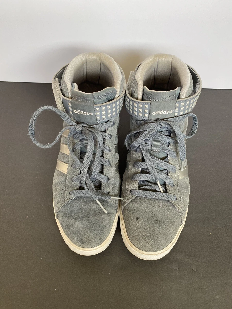 Adidas neo hotsell gray sneakers