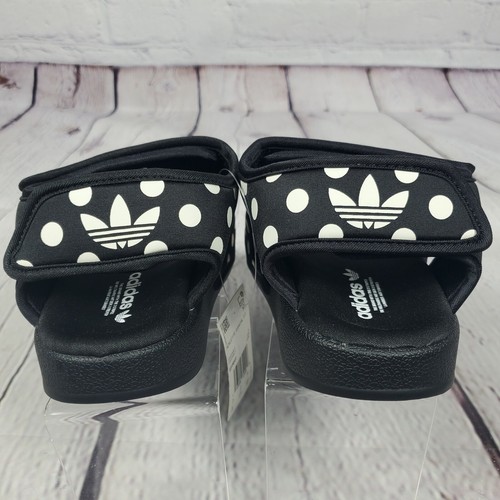 Adidas Women's Size 6 Adilette 3.0 Polka Dot Sandals Slide Flip Flops - Picture 7 of 8