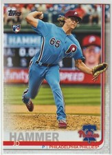 2019 Topps Update - JD HAMMER - RC #US27 - Philadelphia Phillies (B)