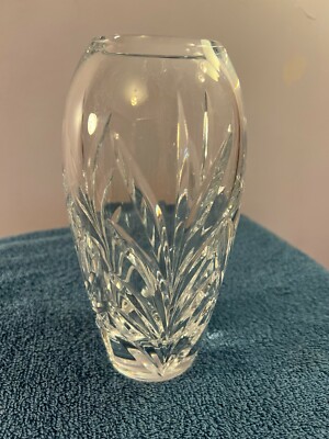 Rogaska Crystal 7'' Flower Vase Covington Pattern CH7438