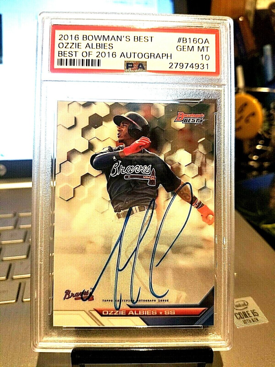 ボウマンズベスト　サーテファイドオートグラフイシュー　トッドウォーカー　サイン 2016 OZZIE ALBIES BOWMAN'S BEST BEST OF 2016 