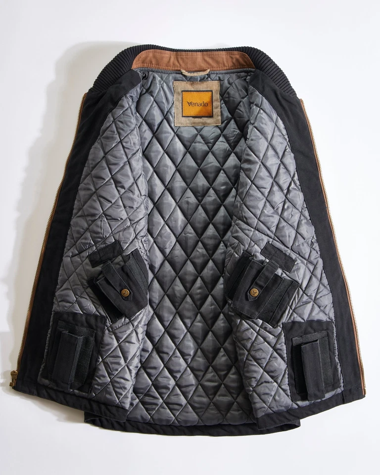 Venado Concealed Carry Vest for Men - Heavy Duty Canvas - Conceal Carry Pockets - Image 4 of 4