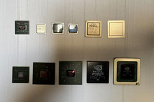 Vintage  Rare 11pcs of Nvidia Varies Graphic Chips for collection only