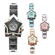 Orologio Donna BLUMARINE STAR Bracciale Acciaio Stella Rosa Nero Celeste Rosè