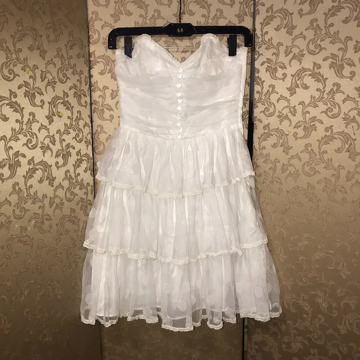 Betsey johnson tulle tiered gown online