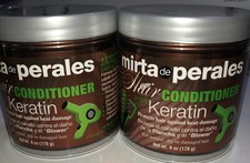 2 Mirta de Perales Keratin Hair Conditioner Deep Moisturizing Treatment 6 oz