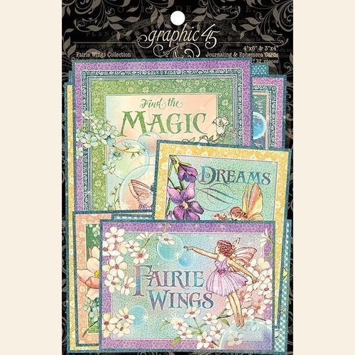 GRAPHIC 45 "FAIRIE WINGS" JOURNALING & EPHEMERA CARDS RETIRED SCRAPJACK'S PLACE - Picture 1 of 3