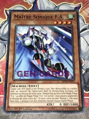 Yu Gi Oh Sound Master F.A. Karte (MP18-FR091)