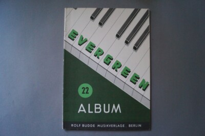 Evergreen Album 22 .Notenheft