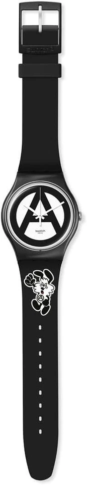 Swatch x VERDY Collection VICK BY VERDY Black SO29Z138 Japan NEW - image 3 of 4