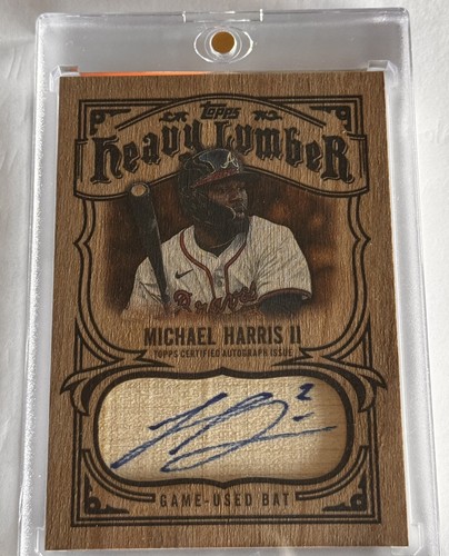 2026 Topps Series 1 Michael Harris II Heavy Lumber Autographed Relics (RAW)
