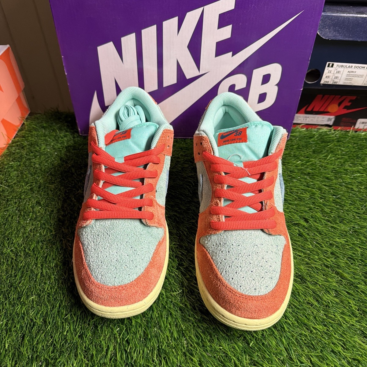 Nike SB Dunk Low Orange Emerald Rise (DV5429-800) Size 11 | eBay