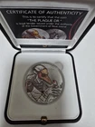 2021 Niue Plague Doctor 50g .999 Silver Coin Antique Finish COA Box Rare 250