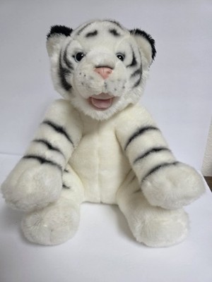 Build-A-Bear Workshop Striped White Tiger, Retired , With Roar Sounds!