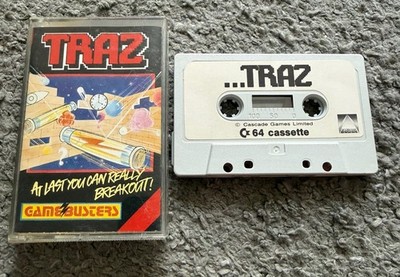 Traz. ( Endlich kann man richtig ausbrechen ) Commodore C64 Spiel getestet sehr guter Zustand selten 