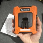 Synclasp Waist Clip Fan, Rechargeable, Digital Display, Orange/Black — photo 3