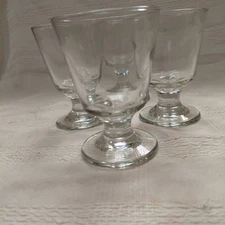 Libbey 3747 Embassy 7 Oz Footed Rocks Glasses Set Of Four(4)