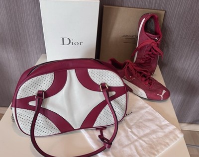 org. Prada Bowling bag , Vitello Drive, rot