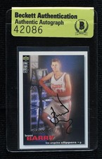 BAS 1995 Upper Deck Collector's Choice Brent Barry #299 Seal of Authenticity 3c7