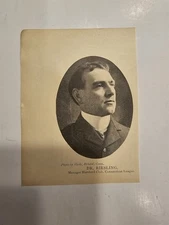Dr. Riesling Hartford Senators 1902 Spalding Baseball Portrait 