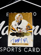 16-17 UD Fleer Showcase Hot Prospects Auto Tristan Jarry RC /499 Edmonton Oilers