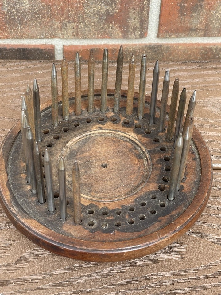 Antique K&D Special Watchmakers Watch Tool Staking Set w/ Pedestal 8663 ...