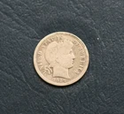 1914 D BARBER SILVER DIME  *VERY GOOD DETAILS*